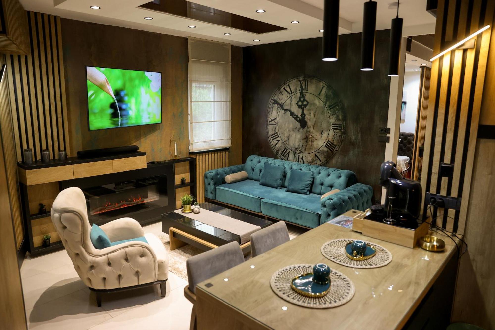 Design Apartment Platinium Spa Lux 5 Star "Havana" Completely Private Wellness & Spa Free Included Sauna & Jacuzzi & Salt Wall & Fire Place & 3D Ceilings & Business Wifi & Netflix & Keyless Code Entry & Full Smart App & Secure 2 Parking Place Cuprija Exterior photo